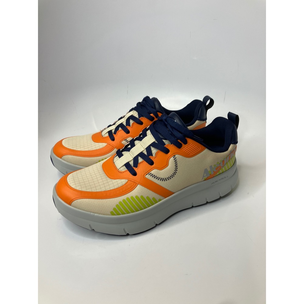 Alegria ROK n ROLL Sneakers Womens 41 Cream Orange Excellent Slip Resistant